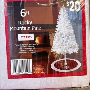 White Unlit Christmas Tree - Brand New in Box
